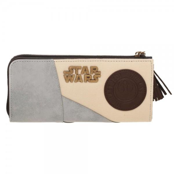 Star Wars Rey L-Zip Wallet with Badges and Charms